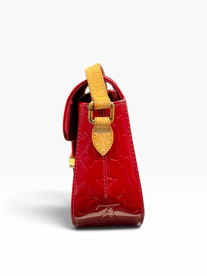 Louis Vuitton - Borsa Bellflower rosso verniciato