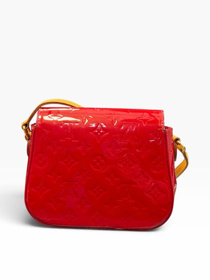Louis Vuitton - Borsa Bellflower rosso verniciato