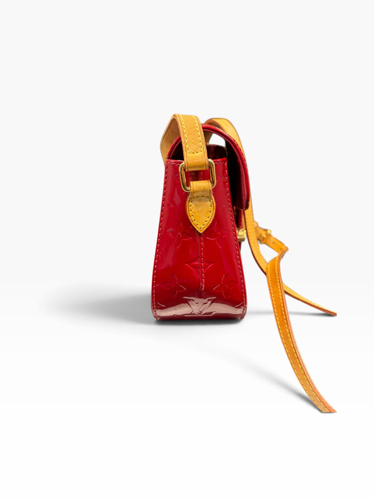 Louis Vuitton - Borsa Bellflower rosso verniciato
