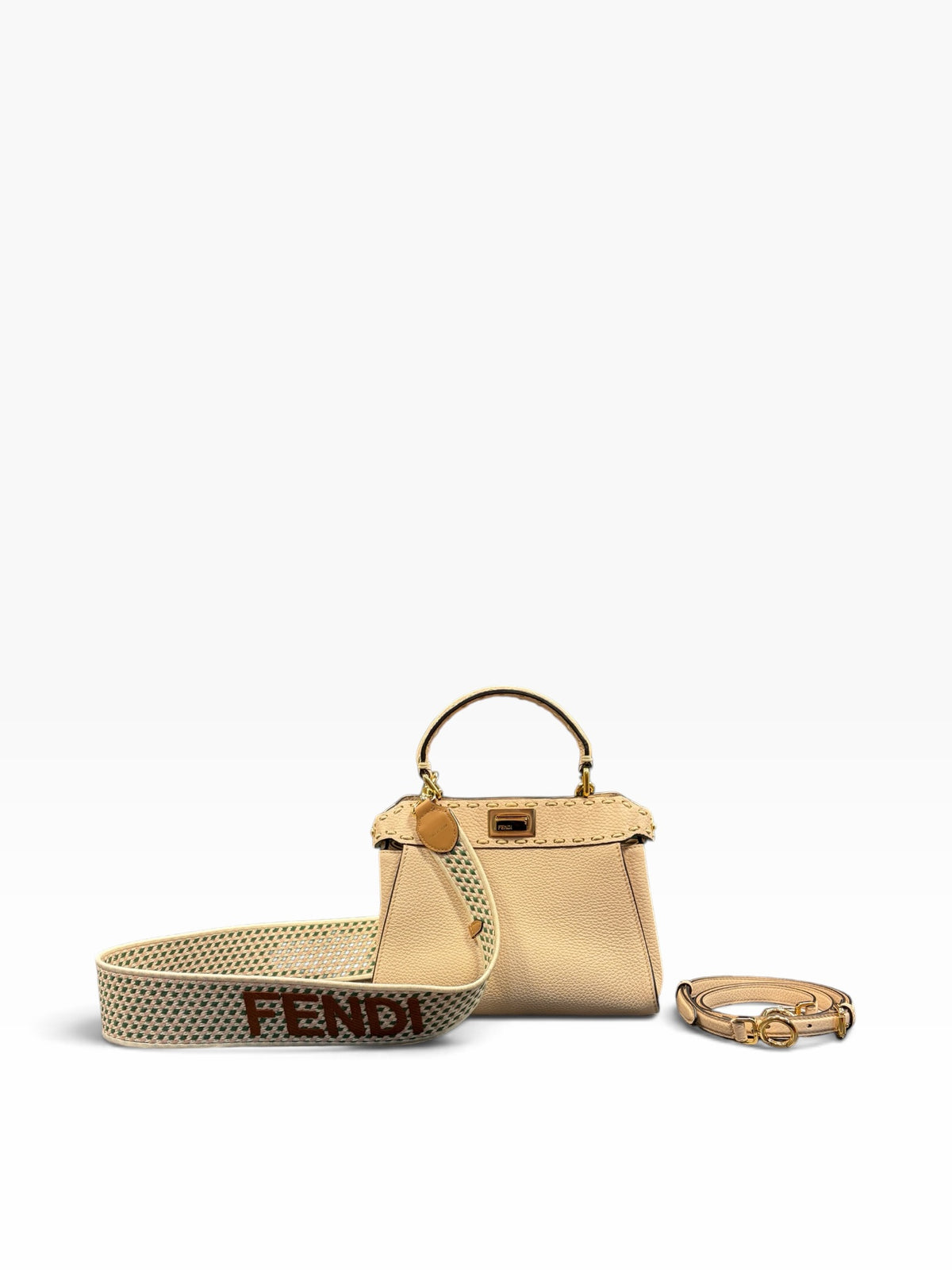 Fendi - Mini Peekaboo Beige
