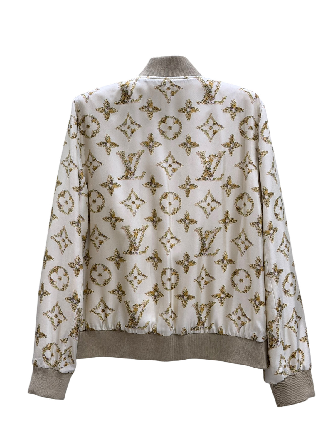 Louis Vuitton - Bombers réversible en soie T.38