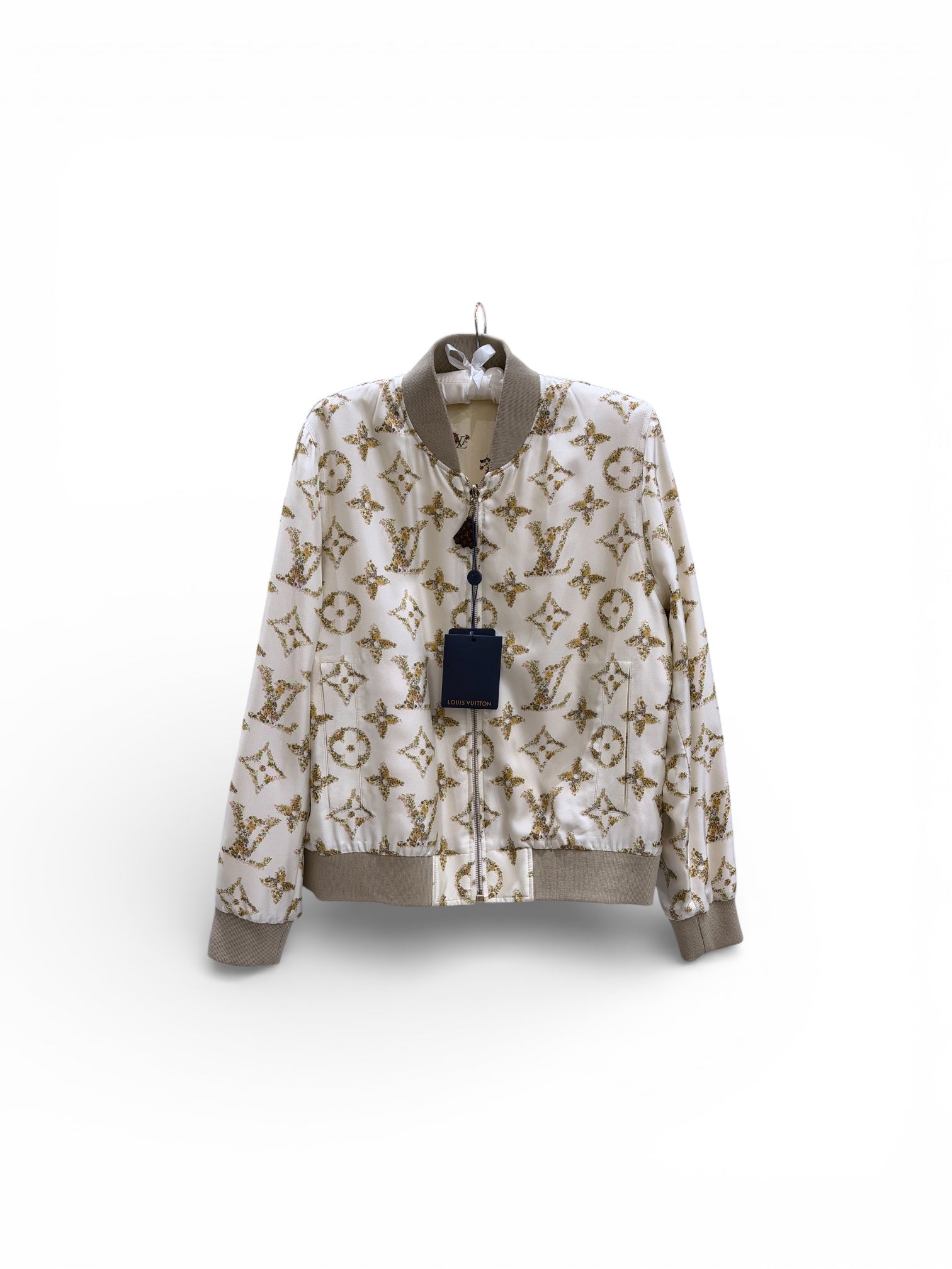 Louis Vuitton – Wende-Bomberjacke aus Seide T.38