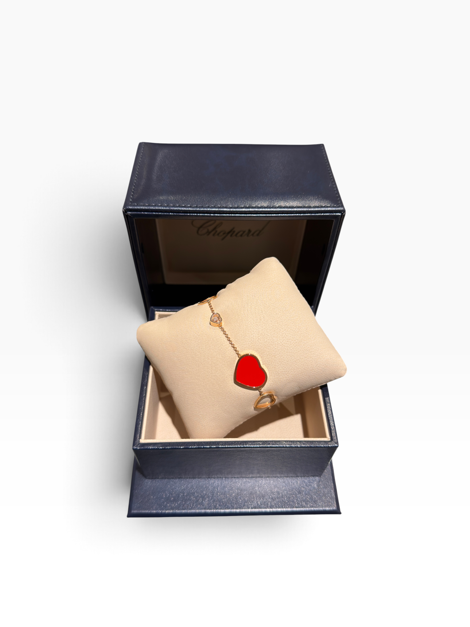 Chopard - Bracelet Happy Hearts Rouge