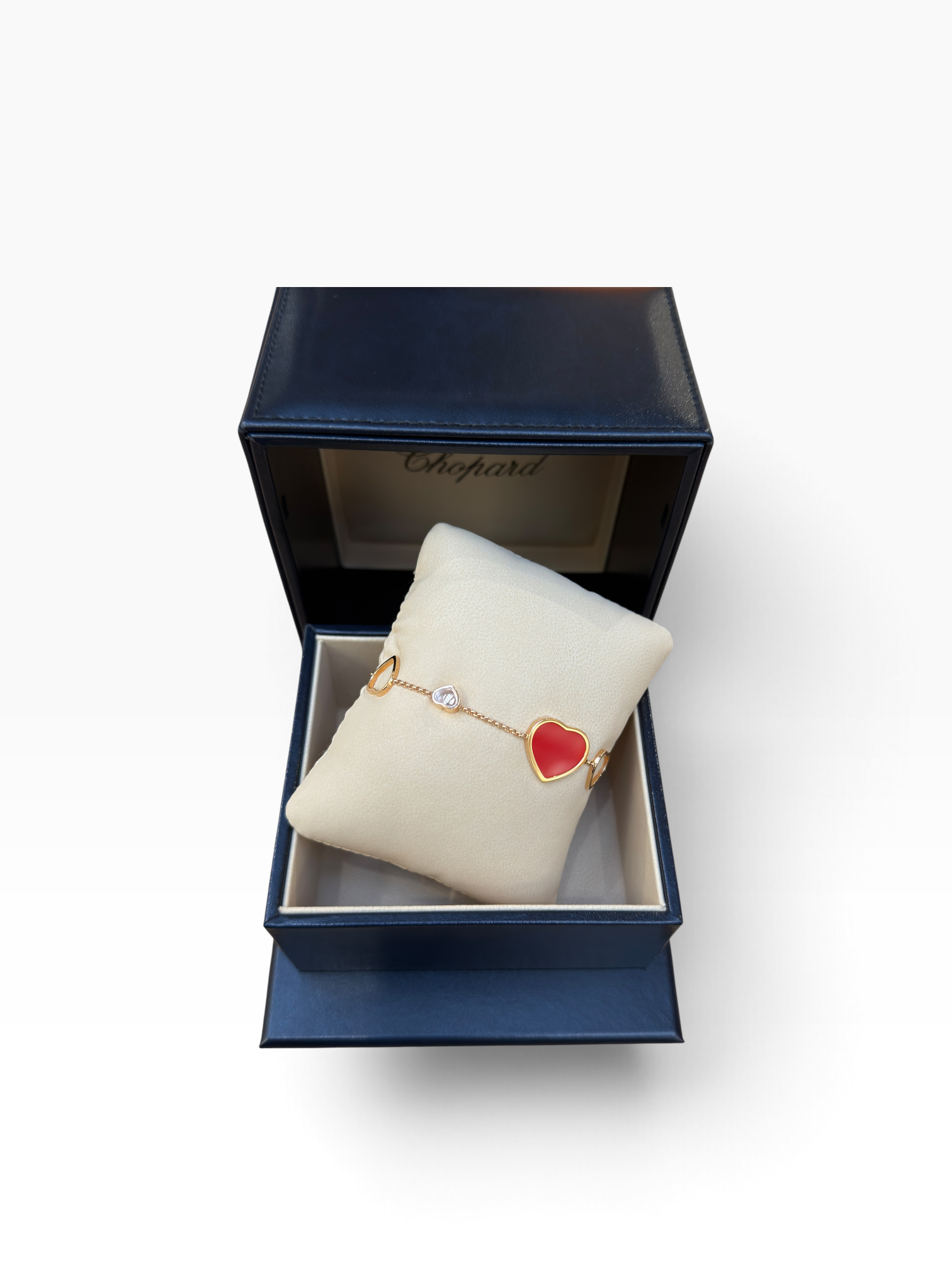 Chopard - Bracelet Happy Hearts Rouge