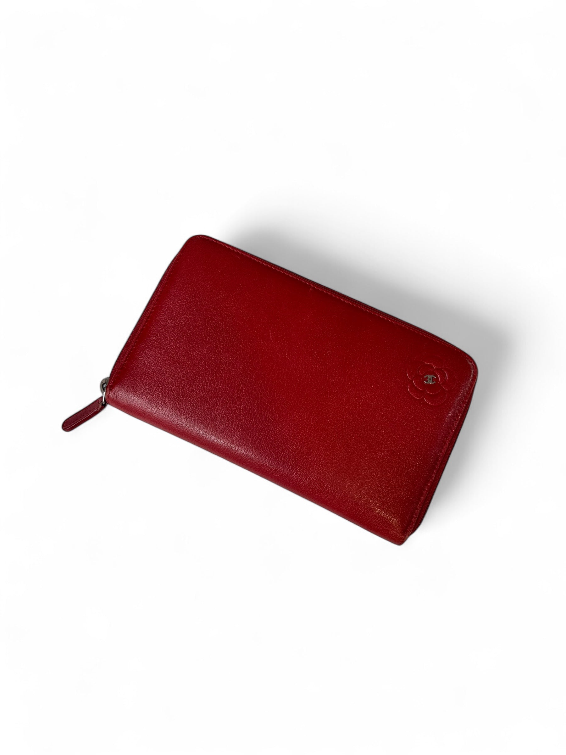 Chanel - Long Camellia wallet