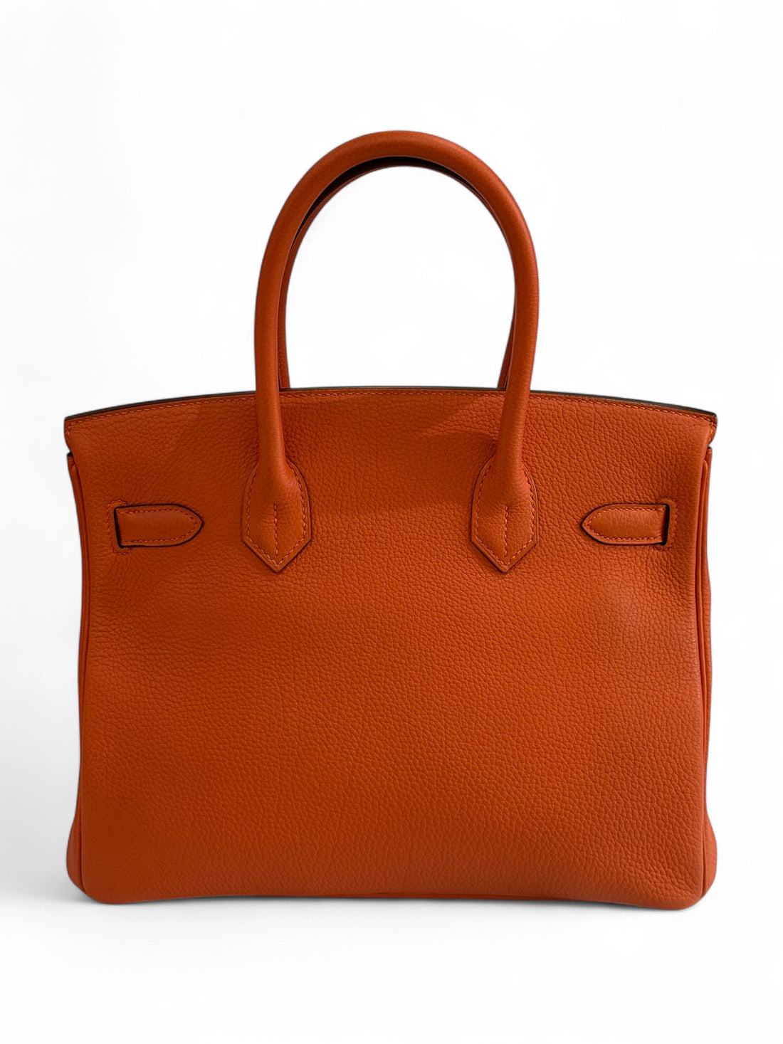 Hermès - Sac Birkin 30 Orange Togo grainé