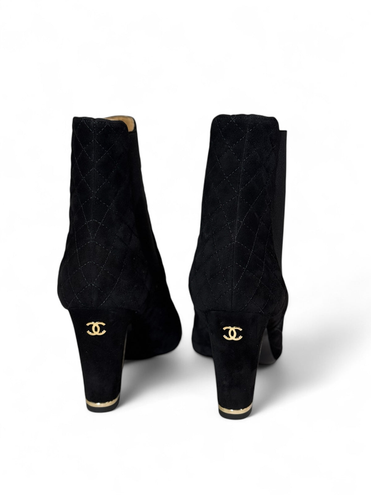 Chanel - Heeled ankle boots size 38.5