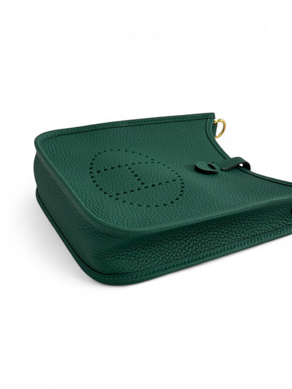 Hermès - Sac Évelyne 16 vert moyen
