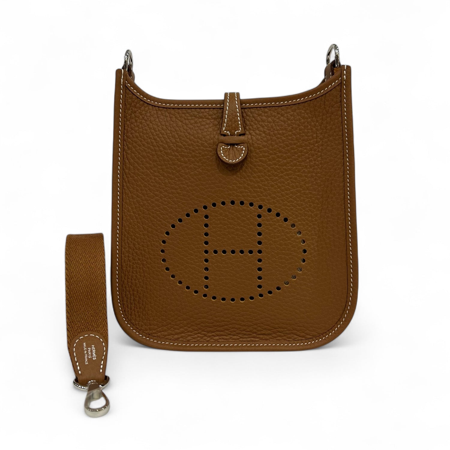 Hermès - Sac Evelyne 16 mini Evelyne Gold