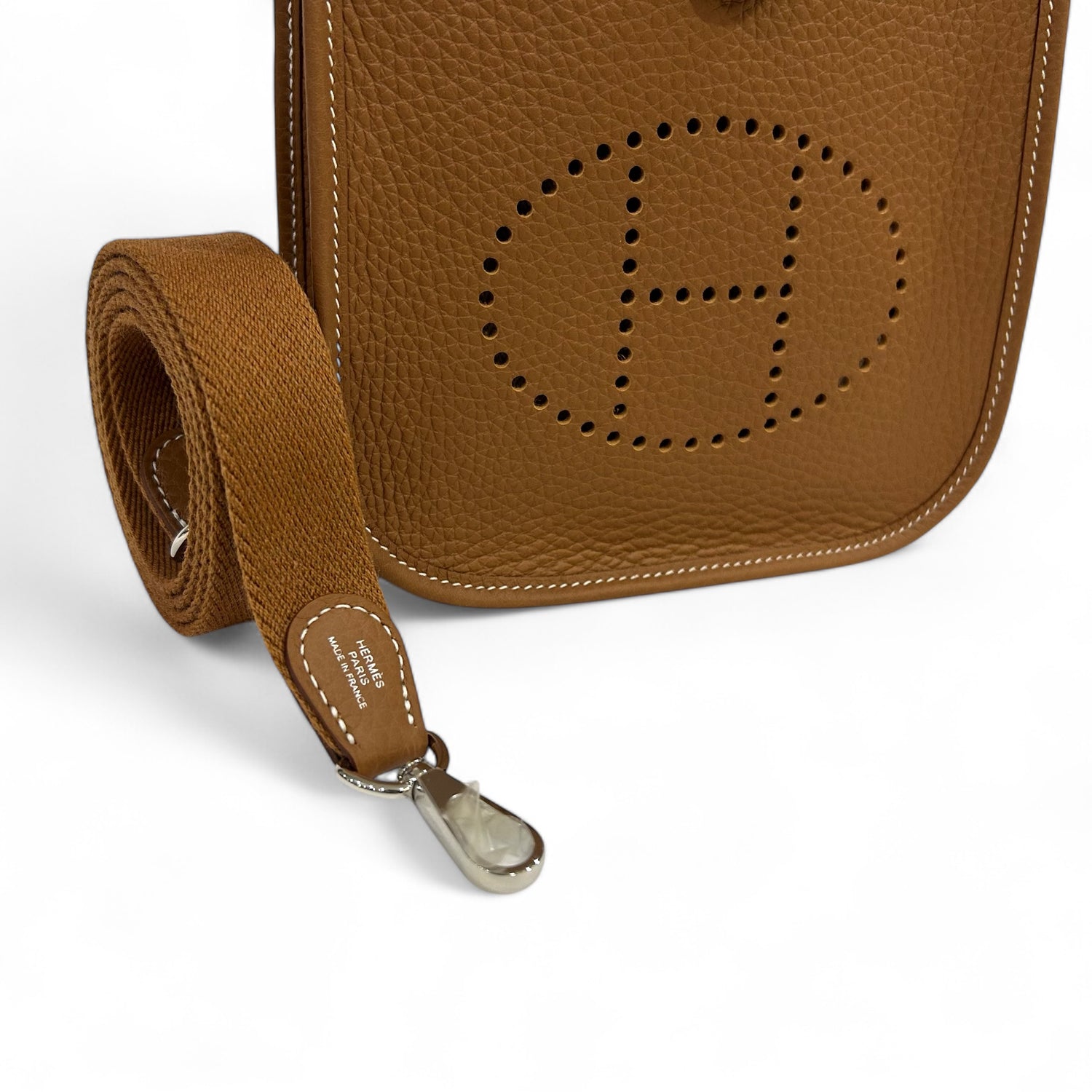 Hermès - Sac Evelyne 16 mini Evelyne Gold