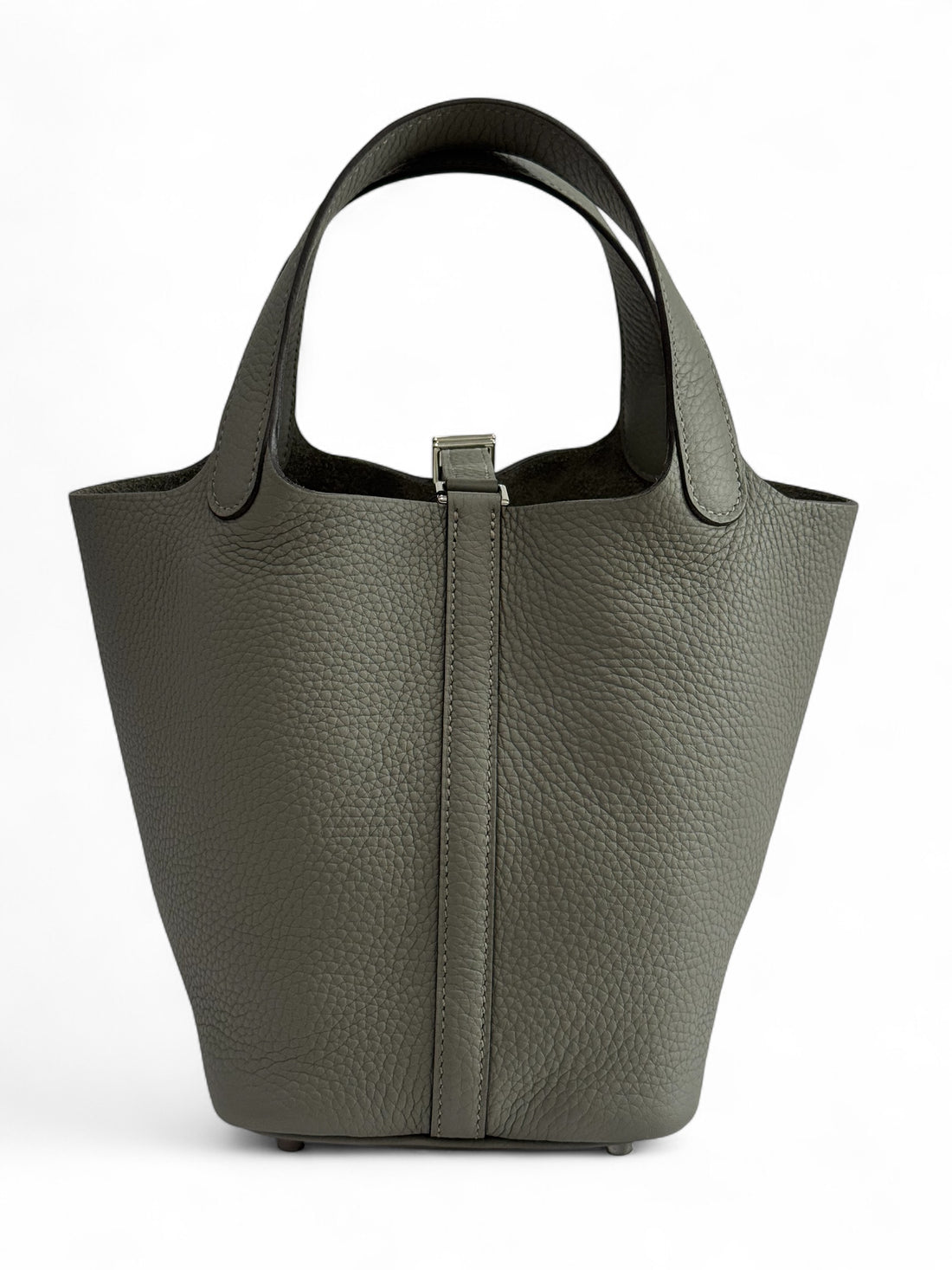 Hermès - Sac Picotin Lock 18 Gris Meyer