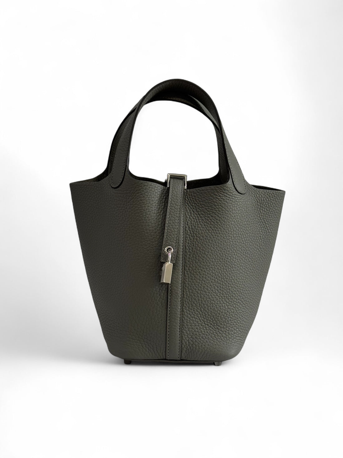 Hermès - Sac Picotin Lock 18 Gris Meyer