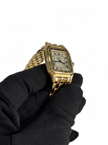 Cartier - Montre panthère moyen modèle or jaune