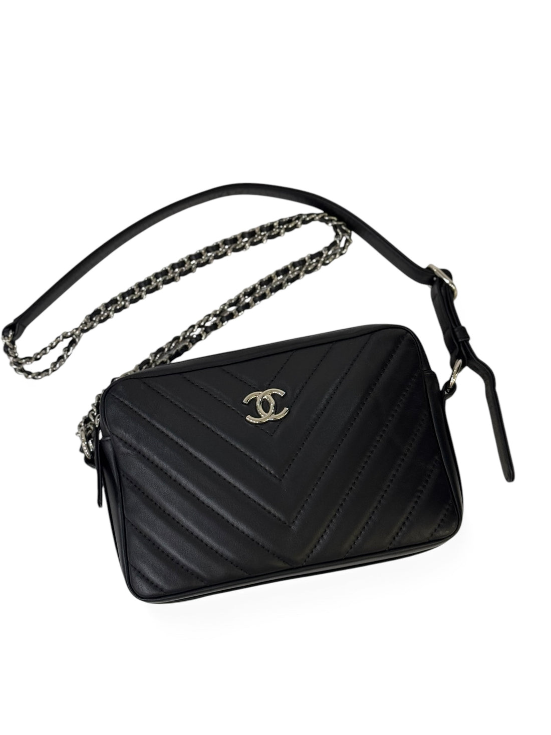 Chanel - Borsa Camera chevron
