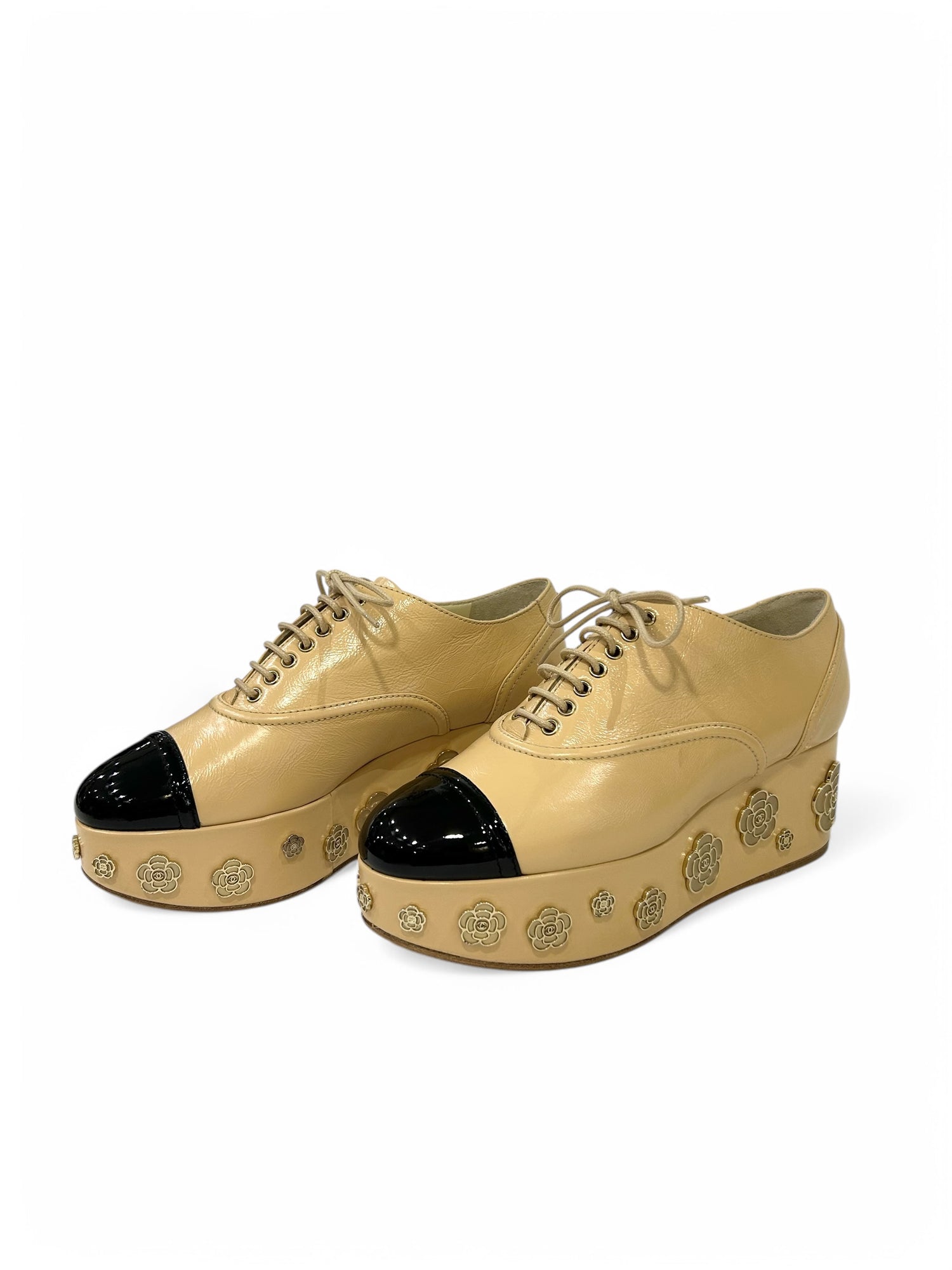 Chanel - Derbies plateformes t.37