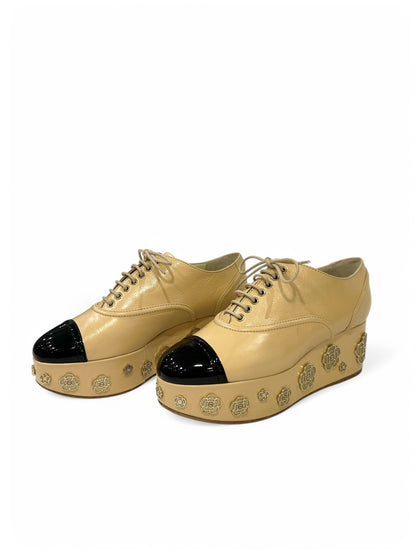 Chanel - Derbies plateformes t.37