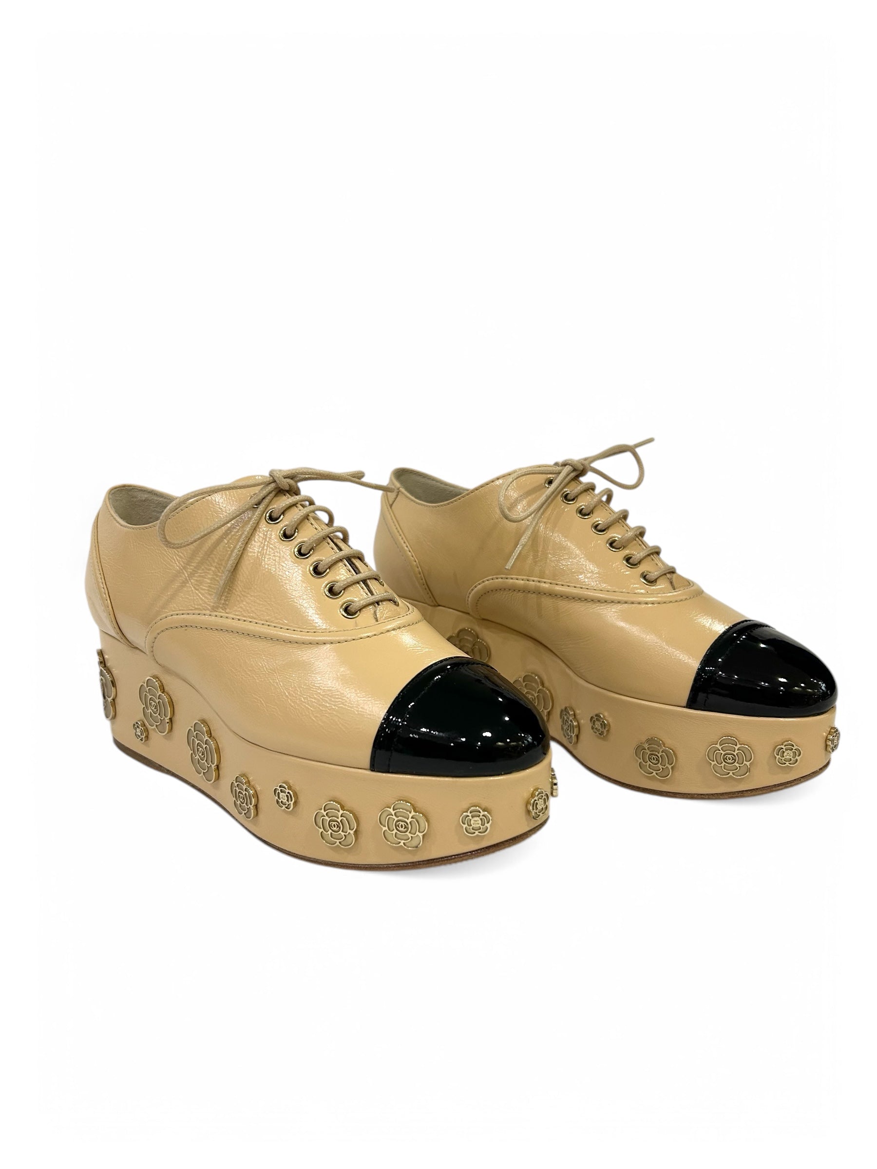 Chanel - Derbies plateformes t.37