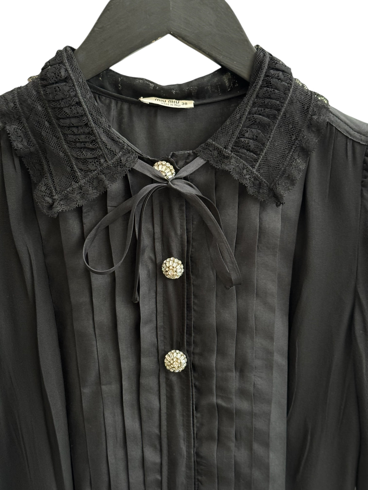 MiuMiu - Kleid mit Volants Gr.38