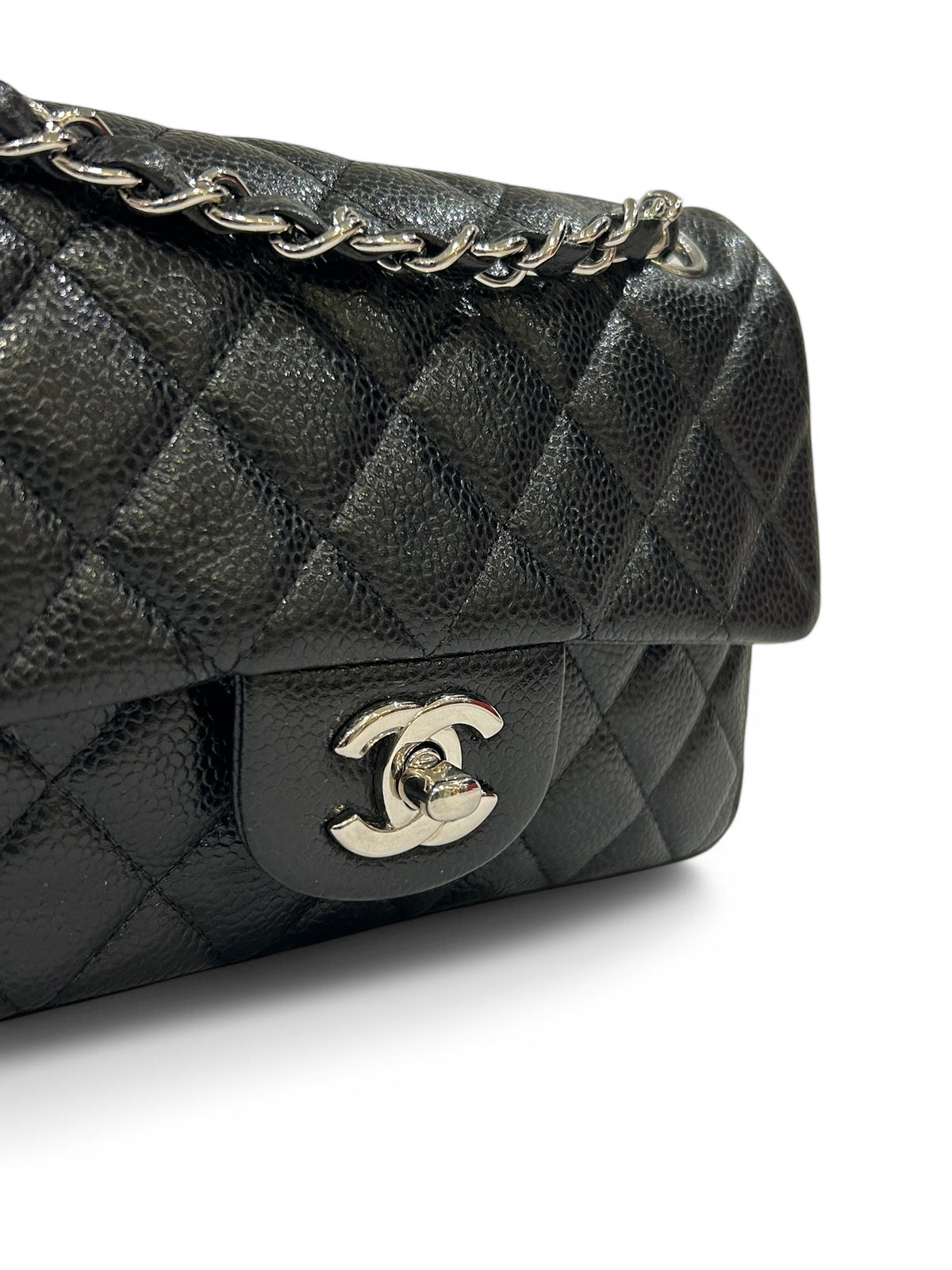 Chanel - Sac Timeless mini rectangulaire caviar