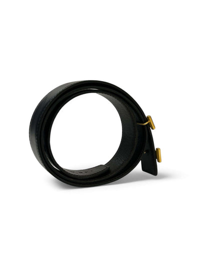 Hermès - Ceinture réversible noir / marron t.90