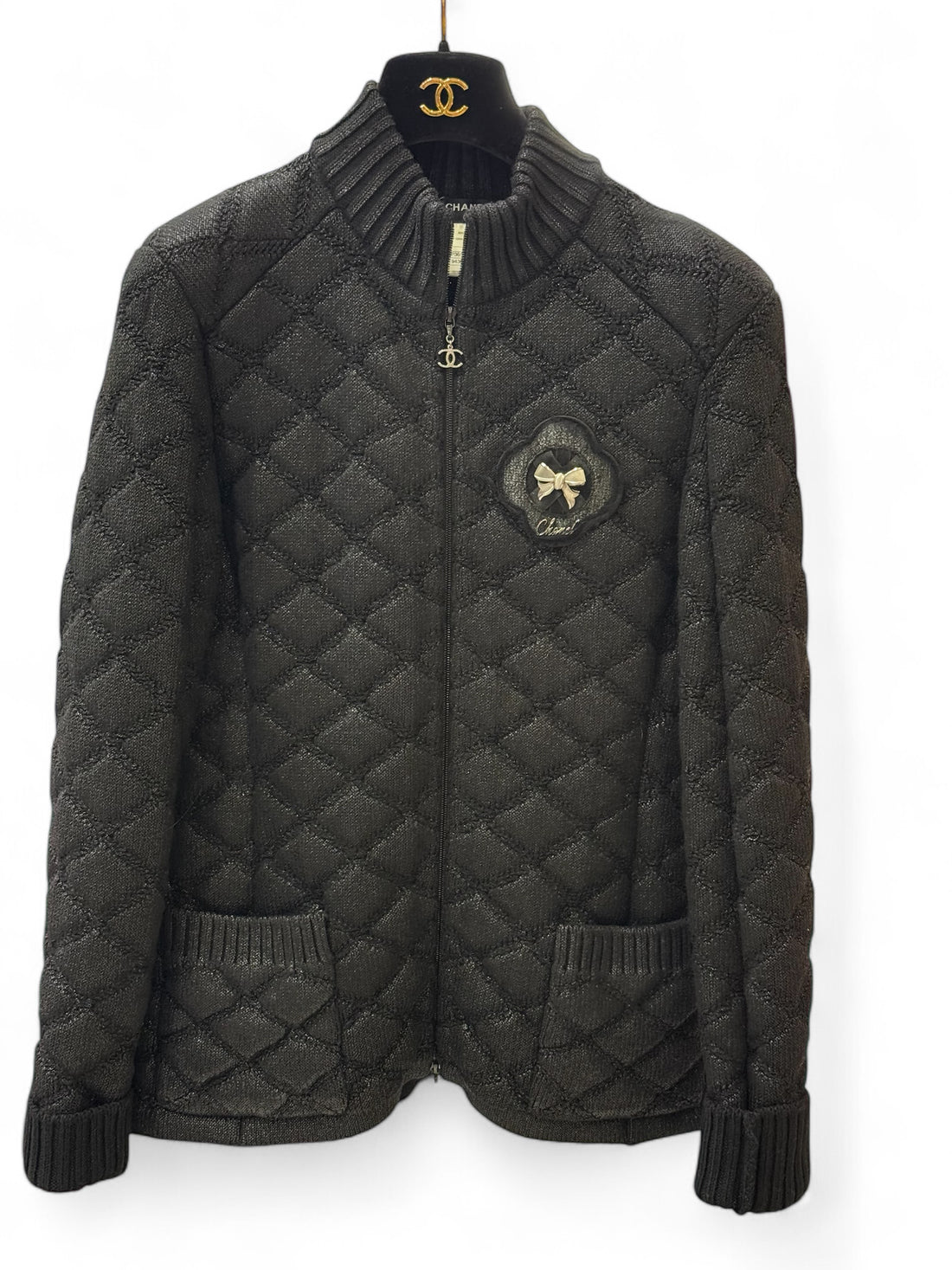 Chanel - Gilet mit Reißverschluss T.38