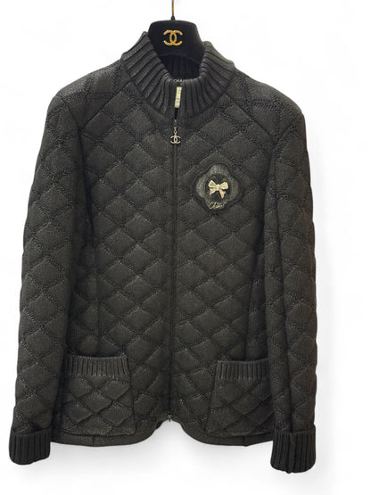 Chanel - Gilet con zip T.38