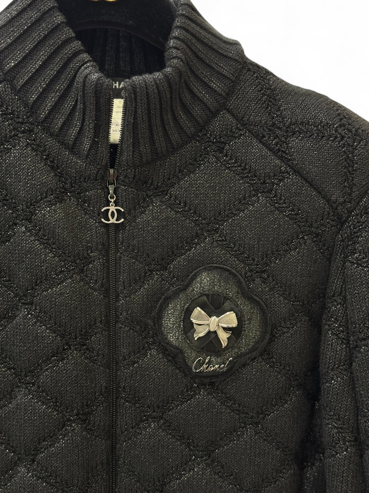 Chanel - Gilet con zip T.38