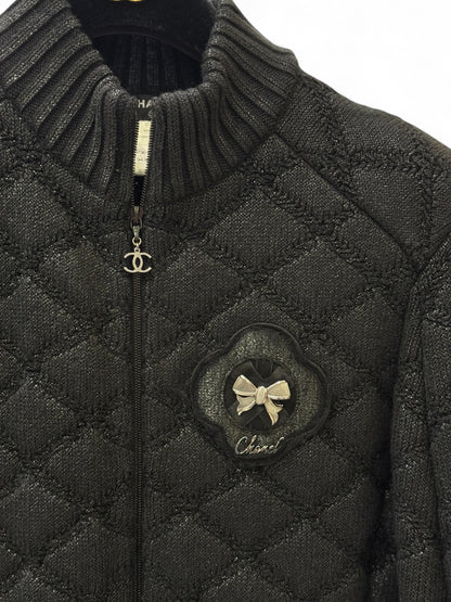Chanel - Gilet con zip T.38