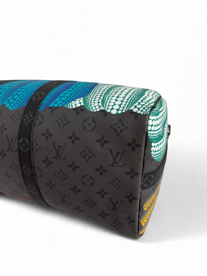 Louis Vuitton - Sac Keepall 45 édition limitée Yayoi Kusama