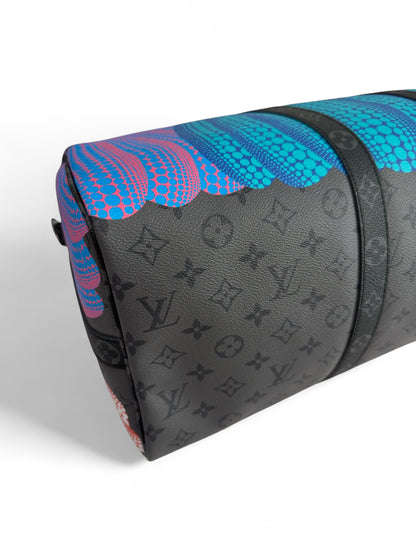 Louis Vuitton - Sac Keepall 45 édition limitée Yayoi Kusama