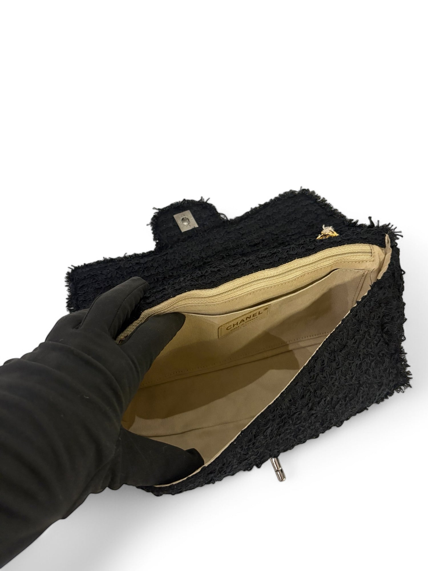 Chanel - Sac classique bicolore