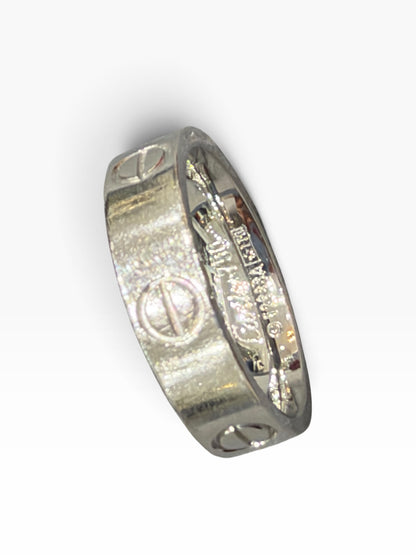 Cartier - Love-Ring aus Weißgold, Größe 52