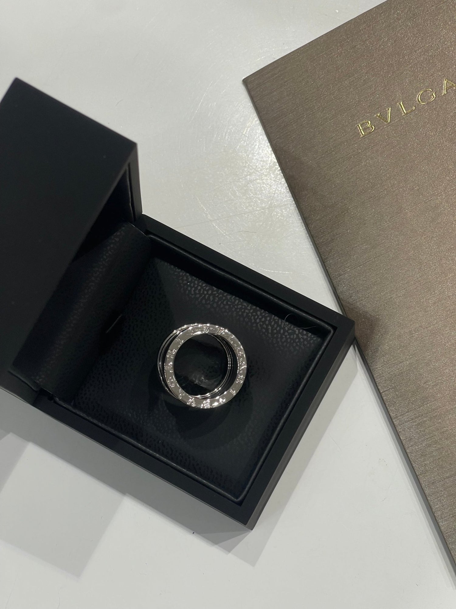 Bulgari - Bague B.zéro 1 Or blanc - Les Folies d&