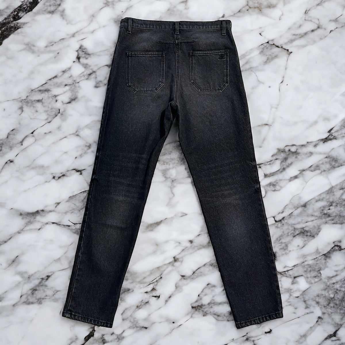 Courrèges Jean noir Noir 38 - Les Folies d&