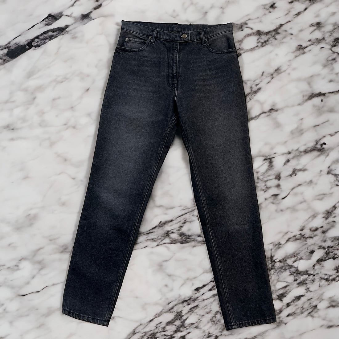 Courrèges Jean noir Noir 38 - Les Folies d&