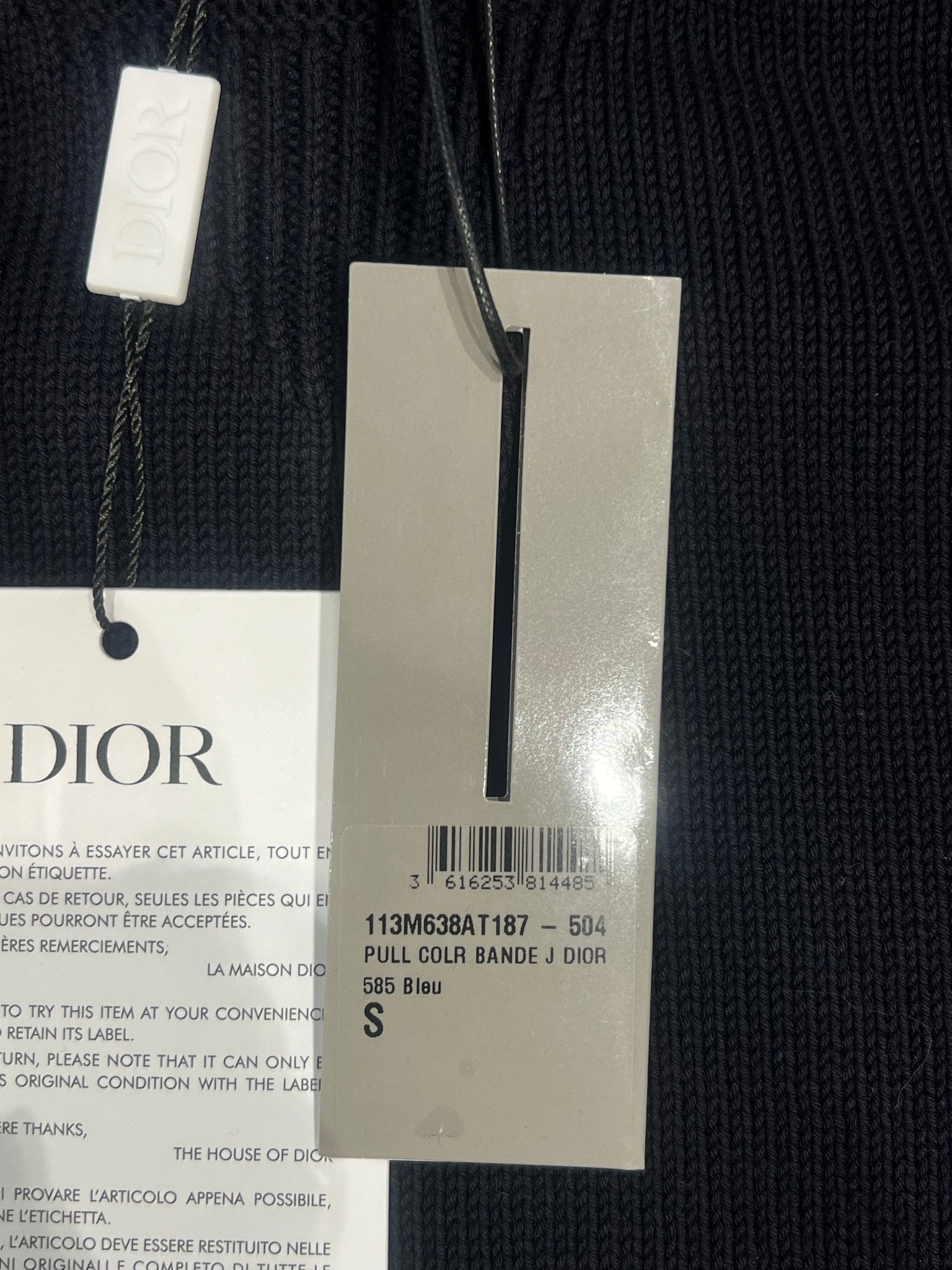 Dior - pull homme manches j’adior - Les Folies d&