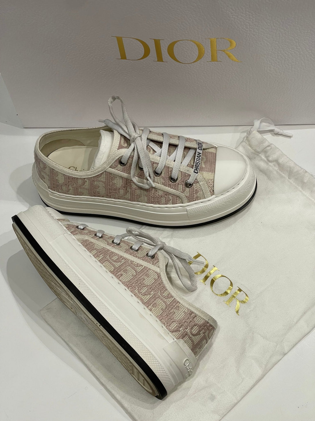 Dior - Sneaker à plateforme Walk&