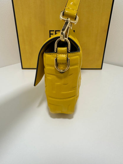 Fendi - Sac Baguette Monogramme Mimosa - Les Folies d&