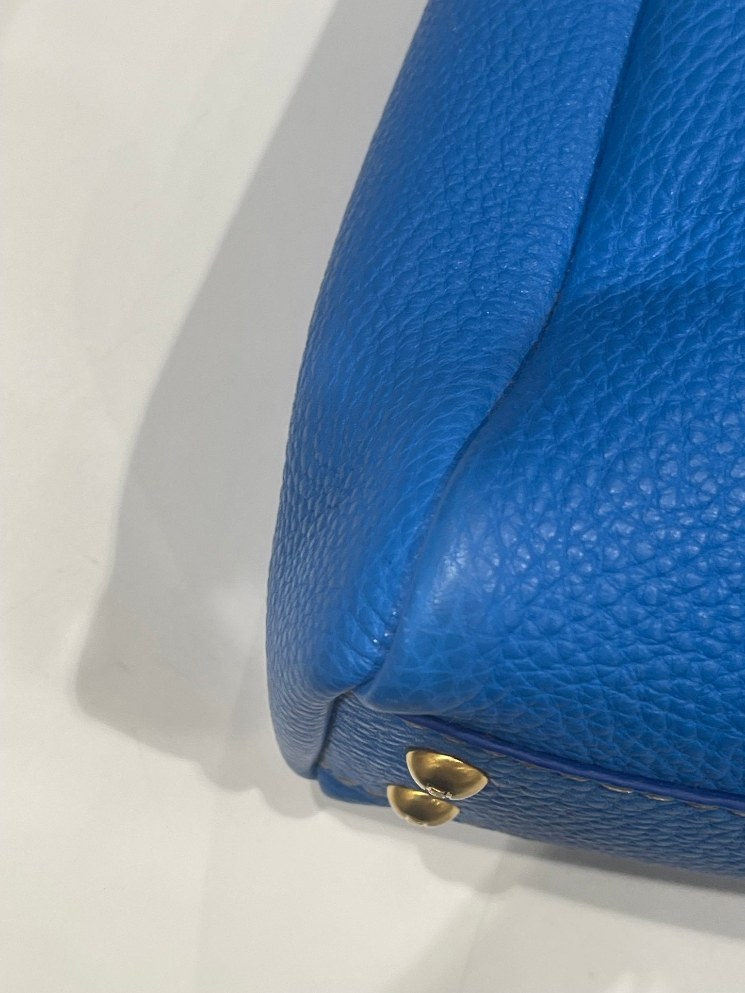 Fendi - Sac Peekaboo bleu MM - Les Folies d&