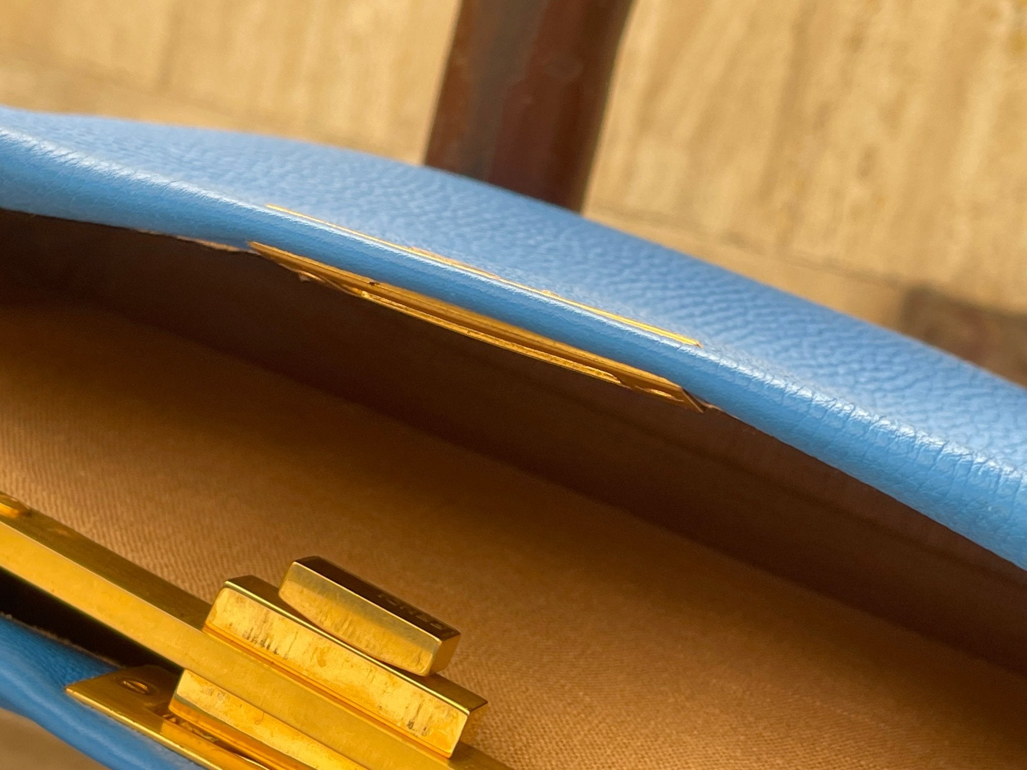Fendi - Sac Peekaboo bleu MM - Les Folies d&