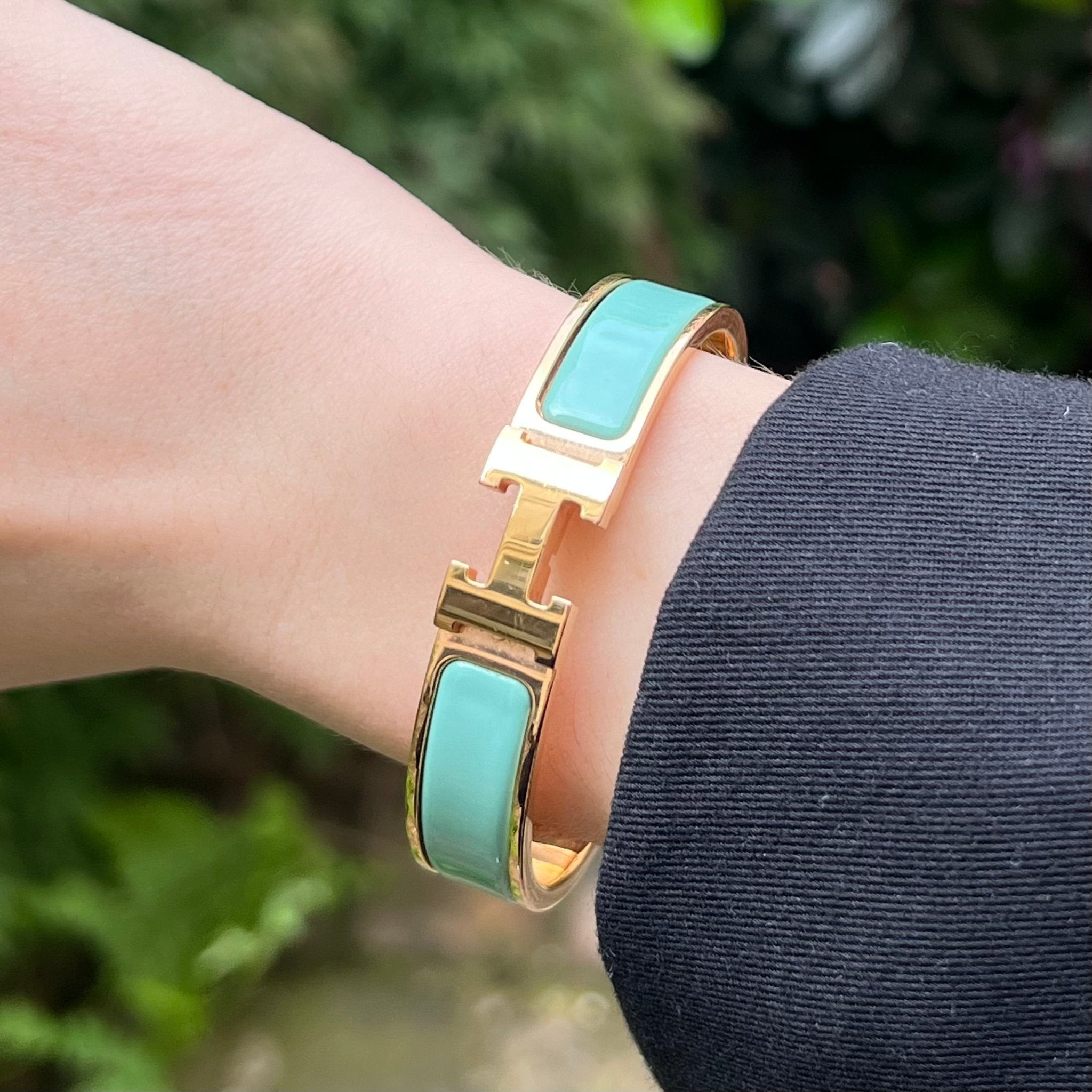 Hermès Clic H Turquoise S - Les Folies d&