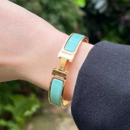 Hermès Clic H Turquoise S - Les Folies d&