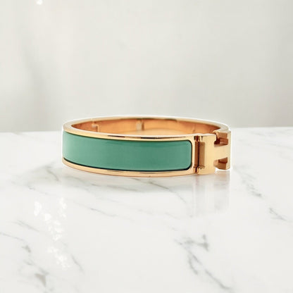 Hermès Clic H Turquoise S - Les Folies d&