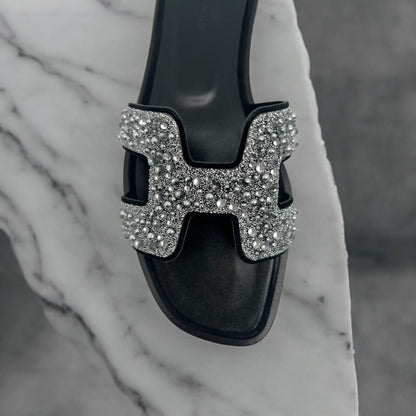 Hermès Oran Noir 35,5 - Les Folies d&