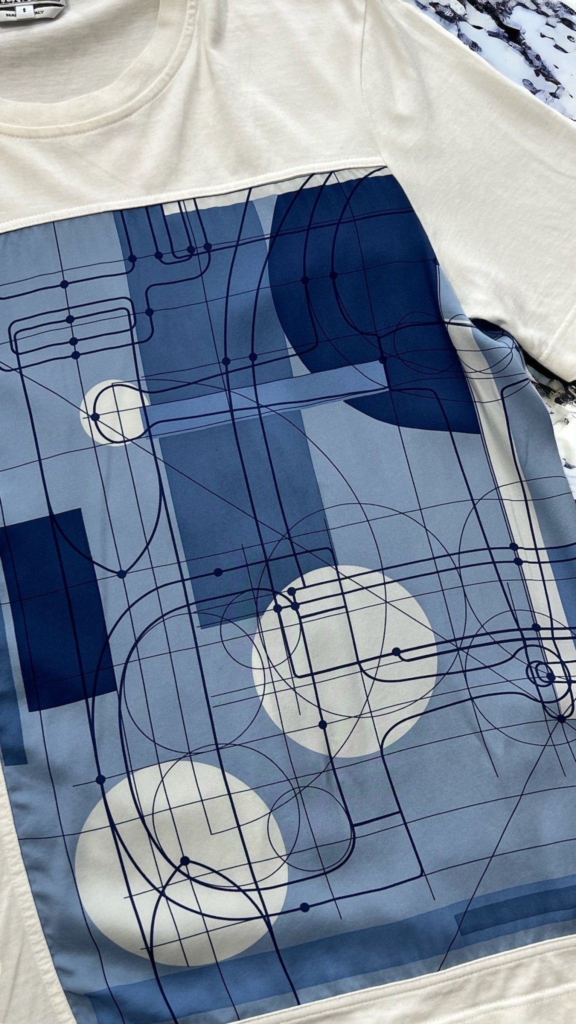 Hermès T-shirt détail carré S - Les Folies d&