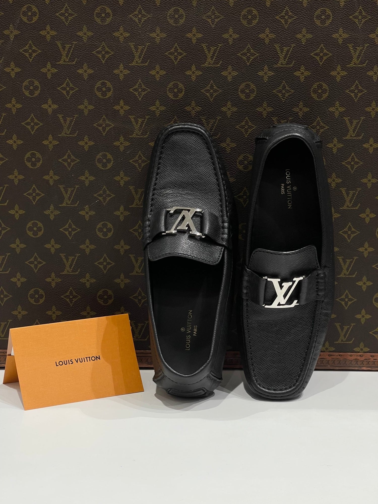 Louis Vuitton - Mocassins Monte Carlo noirs - Les Folies d&