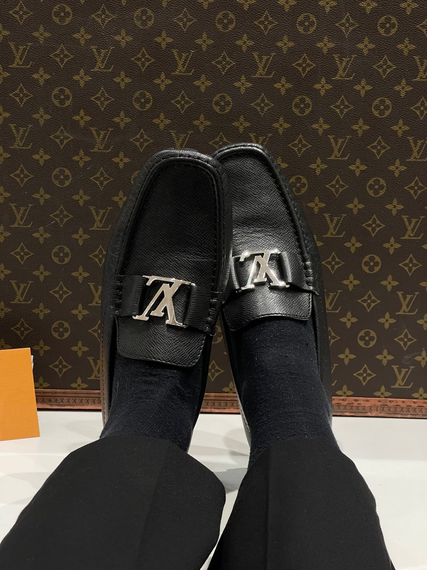 Louis Vuitton - Mocassins Monte Carlo noirs - Les Folies d&