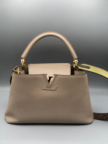Louis Vuitton Capucine MM pebble bag