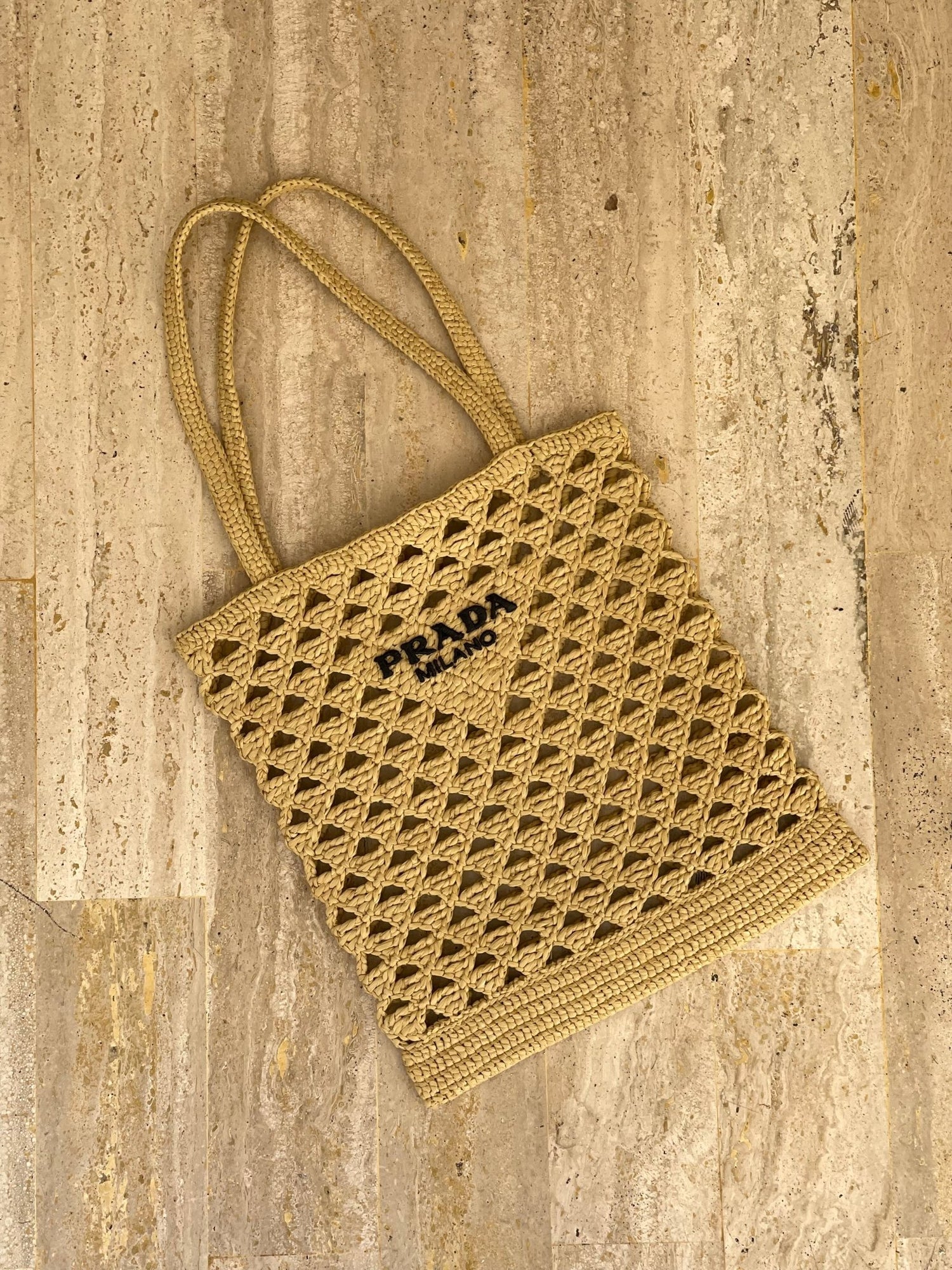 Prada - Cabas en Crochet PM - Les Folies d&