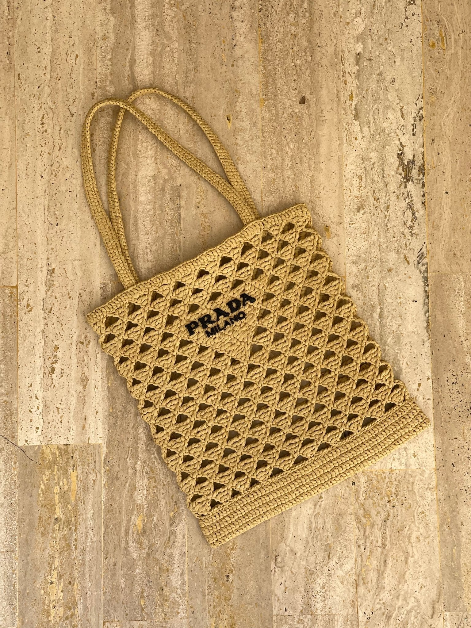 Prada - Cabas en Crochet PM - Les Folies d&